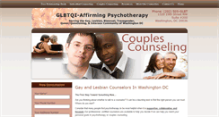 Desktop Screenshot of dcgaycouplestherapist.com